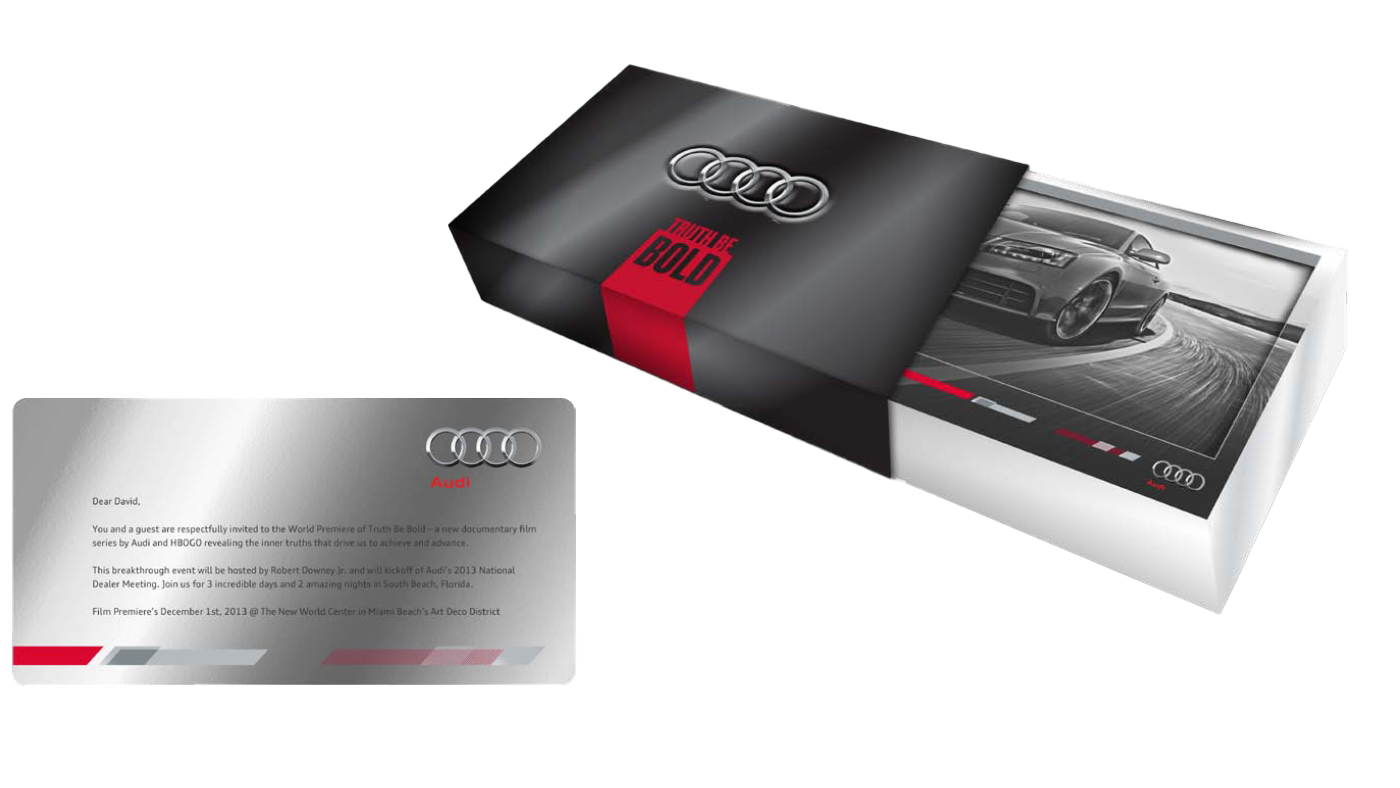 Audi Dealer Physical Invitation