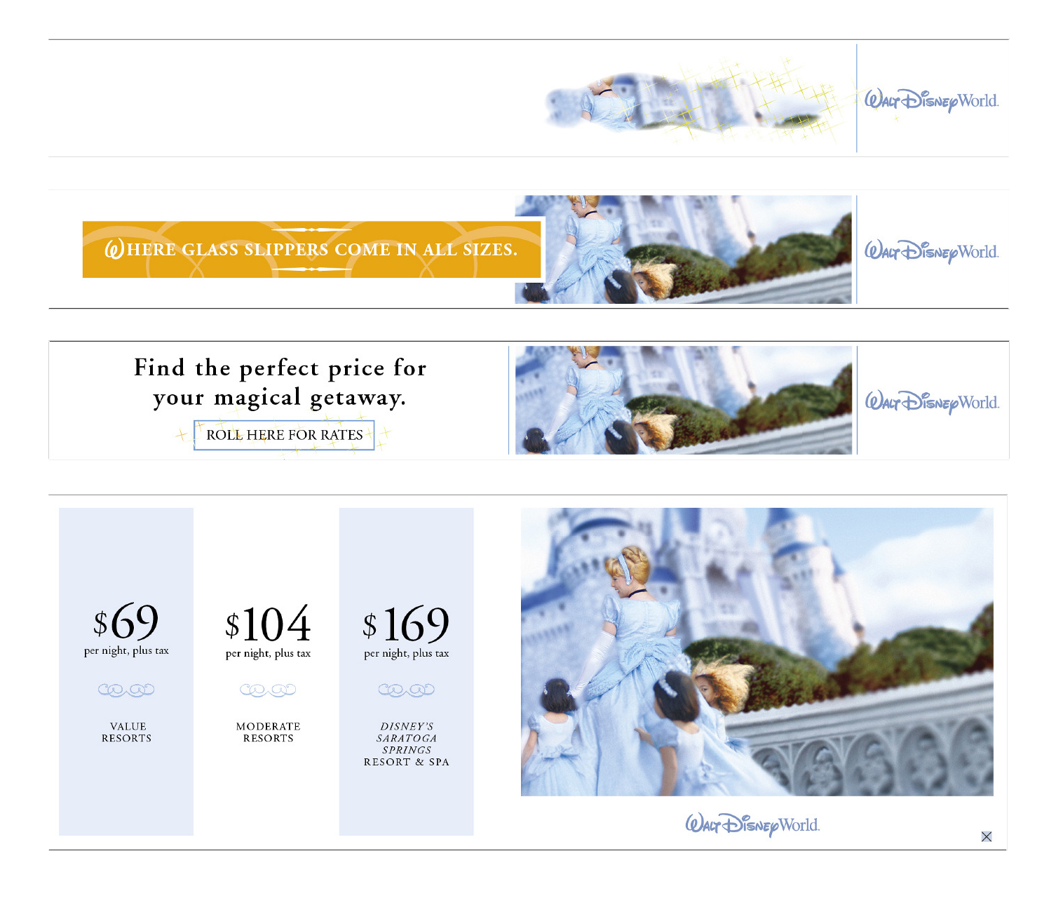 Disney Web Banner - Cinderella Castle