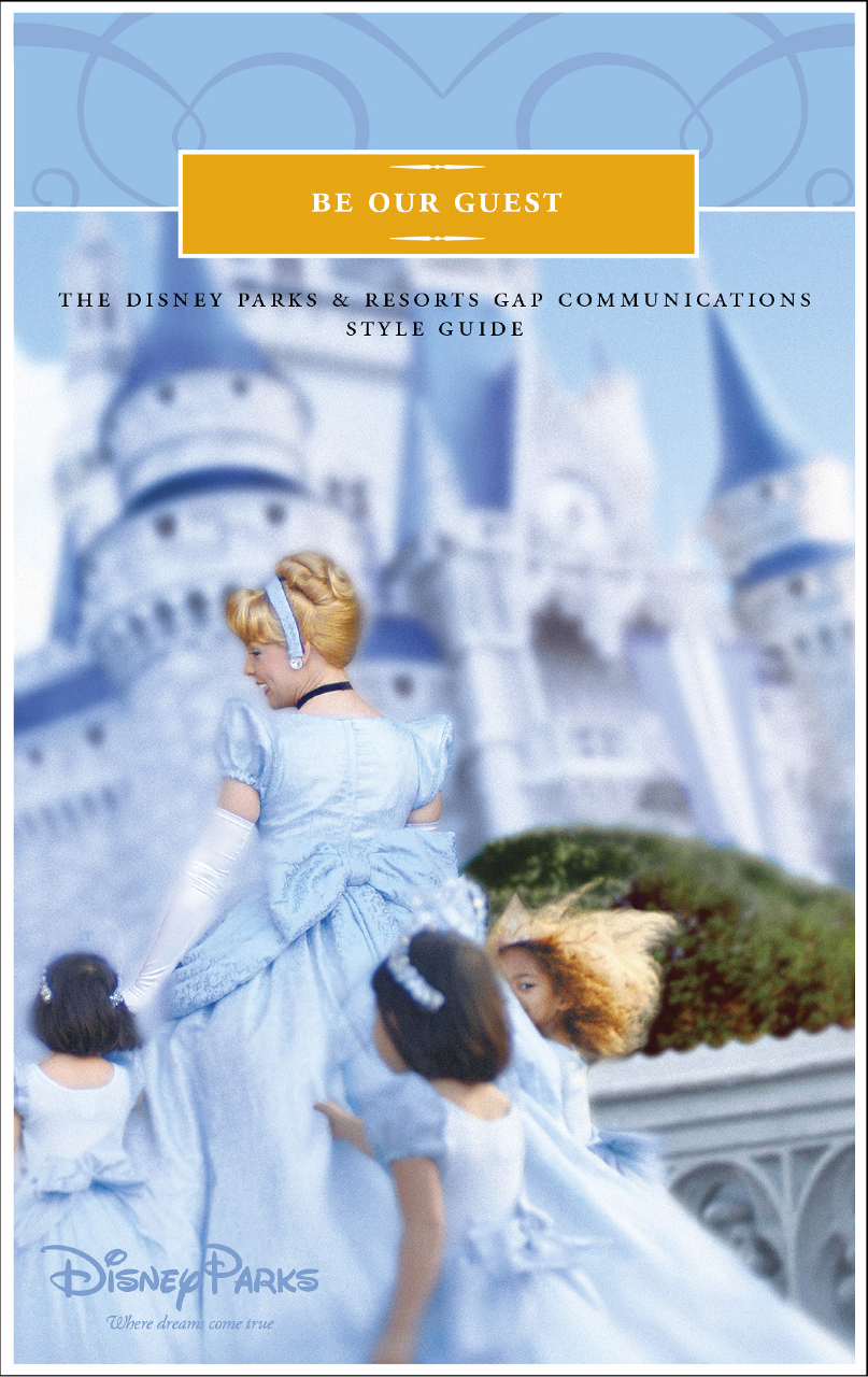 Be Our Guest - Integrated Campaign Style Guide Cover