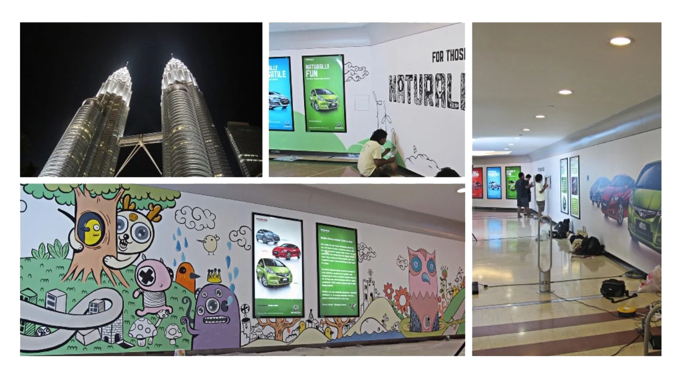 Petronas Tower Artist Mural