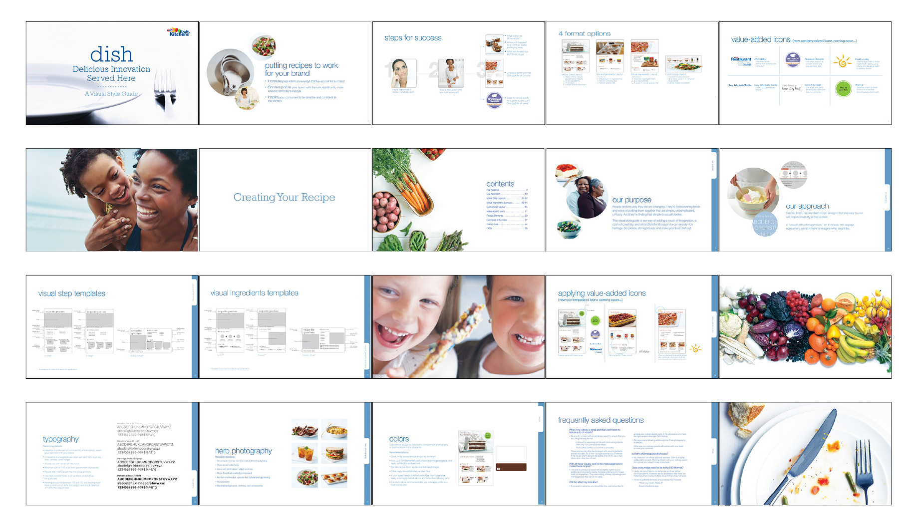DISH Visual Style Guide Pages